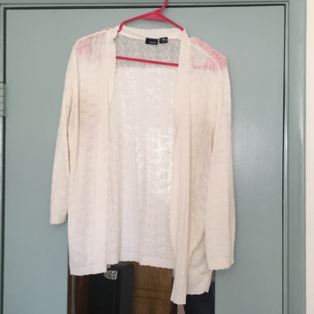 White Cardigan